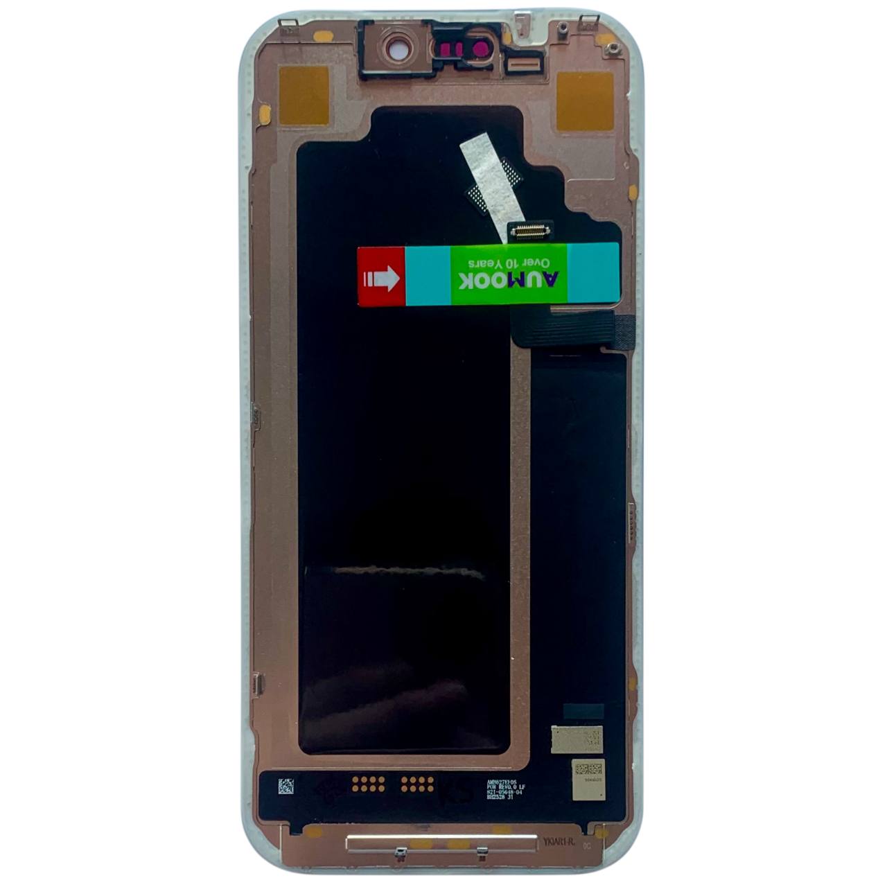 Дисплей iPhone 17 Pro black, з рамкою, AUMOOK Prime SOFT OLED 120Hz (move IC)