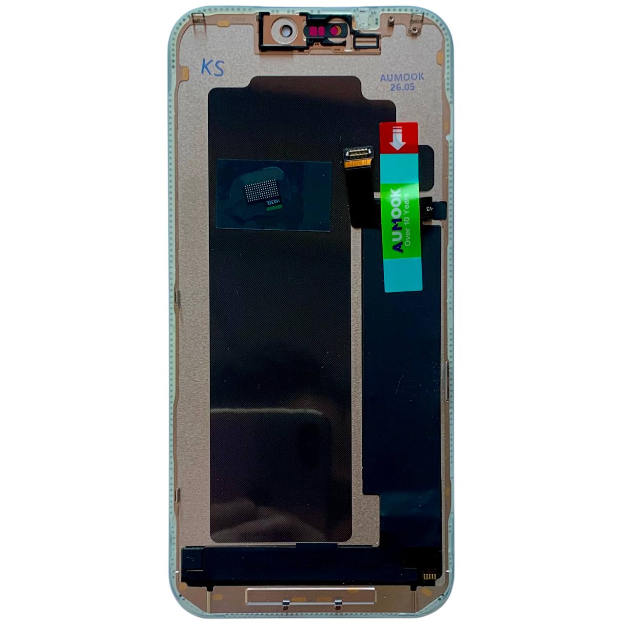 Дисплей iPhone 17 Pro Max black, з рамкою, AUMOOK Prime SOFT OLED 120Hz (move IC)