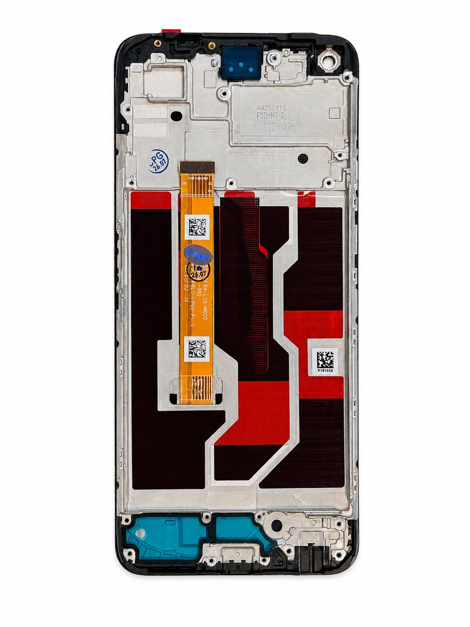 Дисплей OPPO A96 4G black, з рамкою, Original Self Welded
