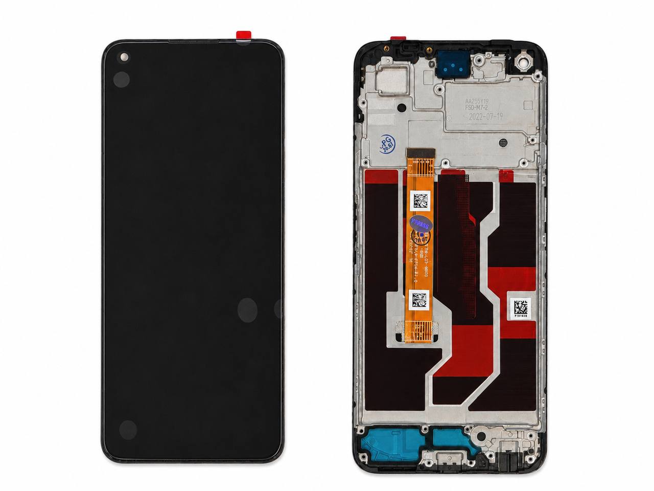 Дисплей OPPO A96 4G black, з рамкою, Original Self Welded