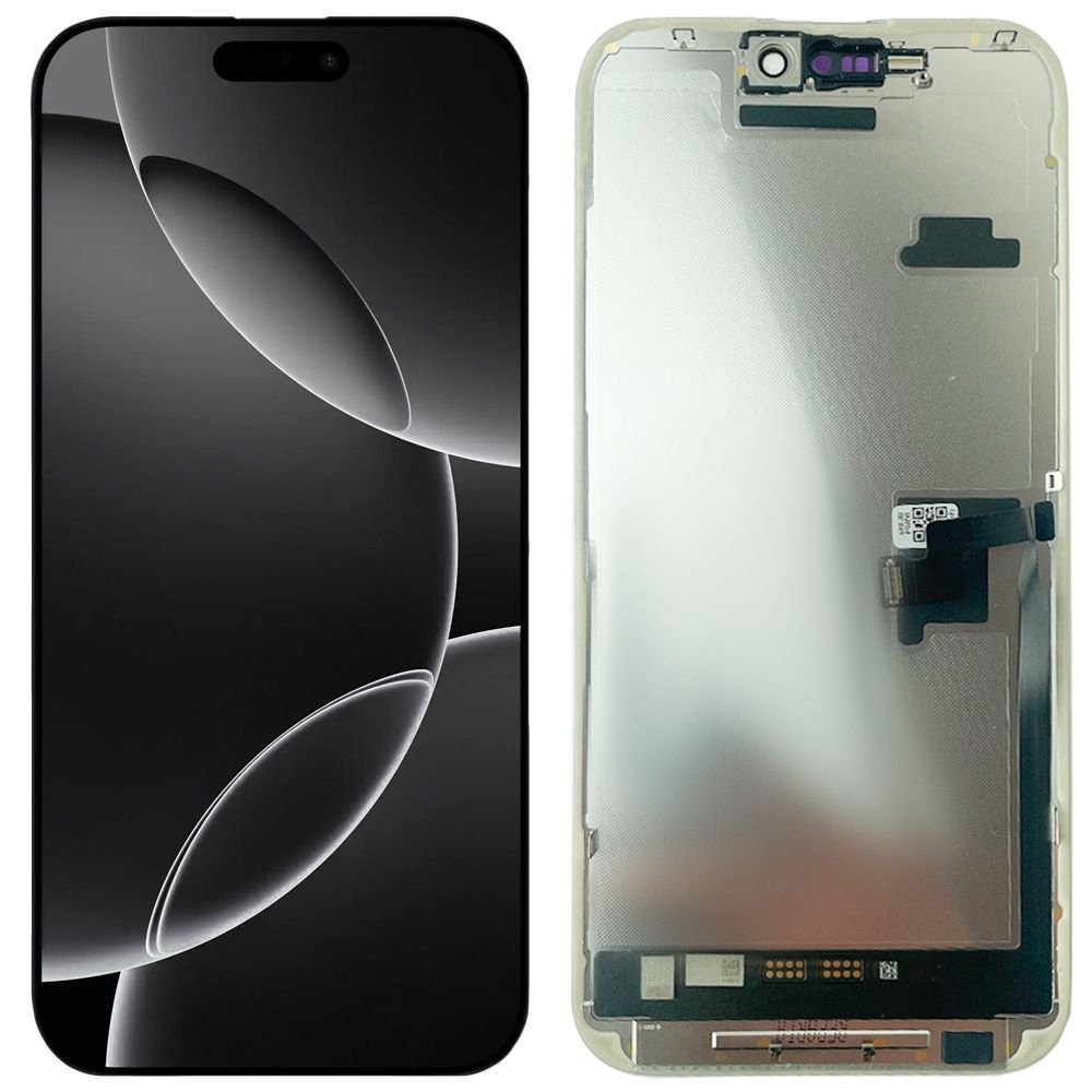 Дисплей iPhone 16 Pro Max black, з рамкою, 120Hz REPART Ultra Prime (move IC)