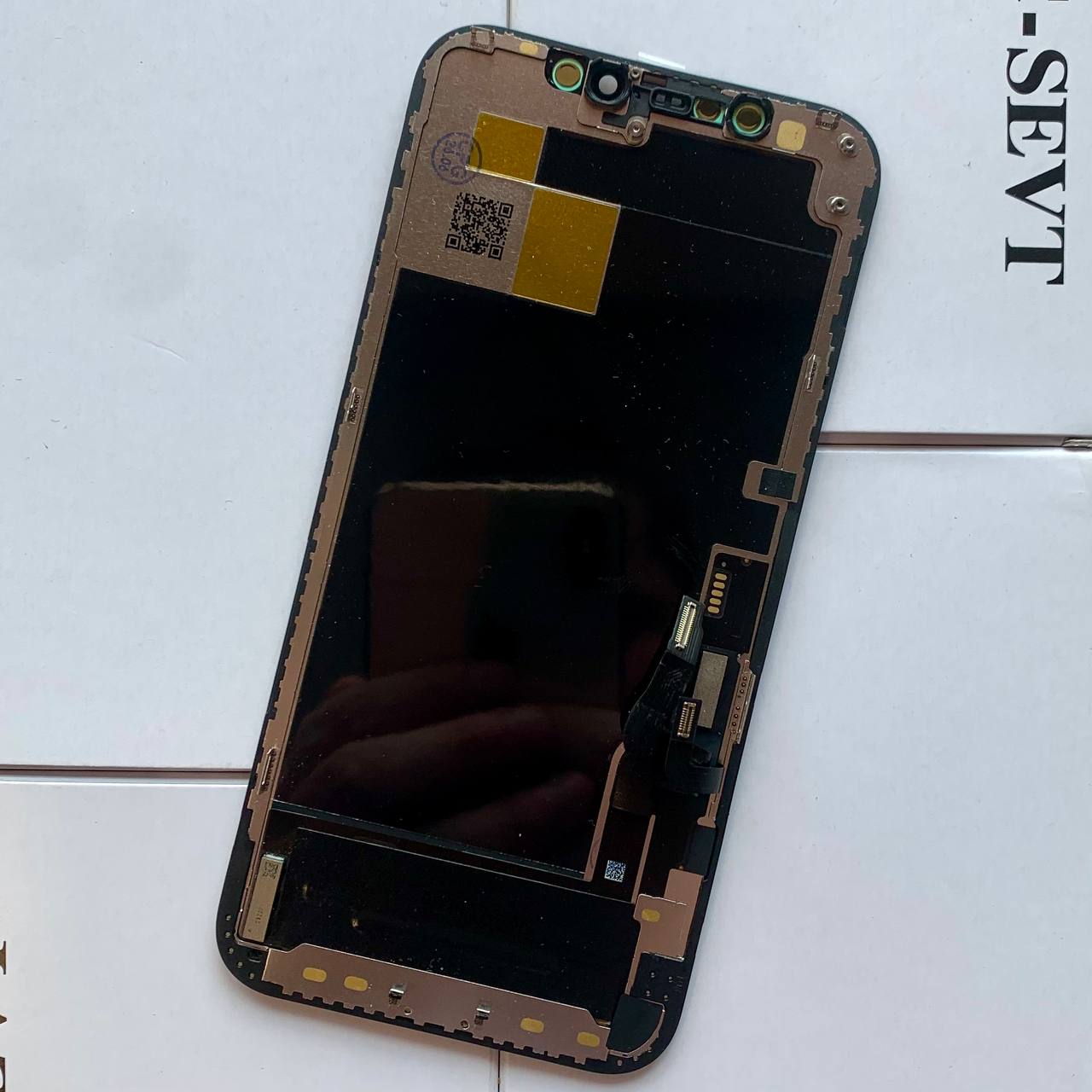 Дисплей iPhone 12 | iPhone 12 Pro black, з рамкою, CPG Soft OLED (без помилки)
