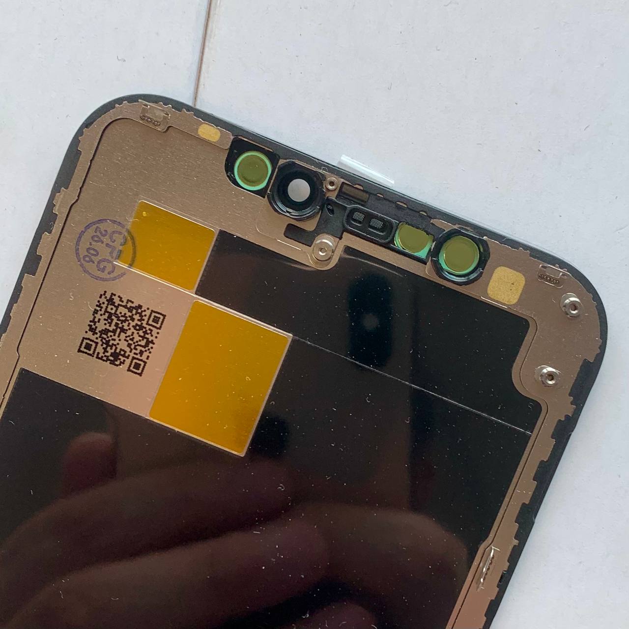 Дисплей iPhone 12 | iPhone 12 Pro black, з рамкою, CPG Soft OLED (без помилки)