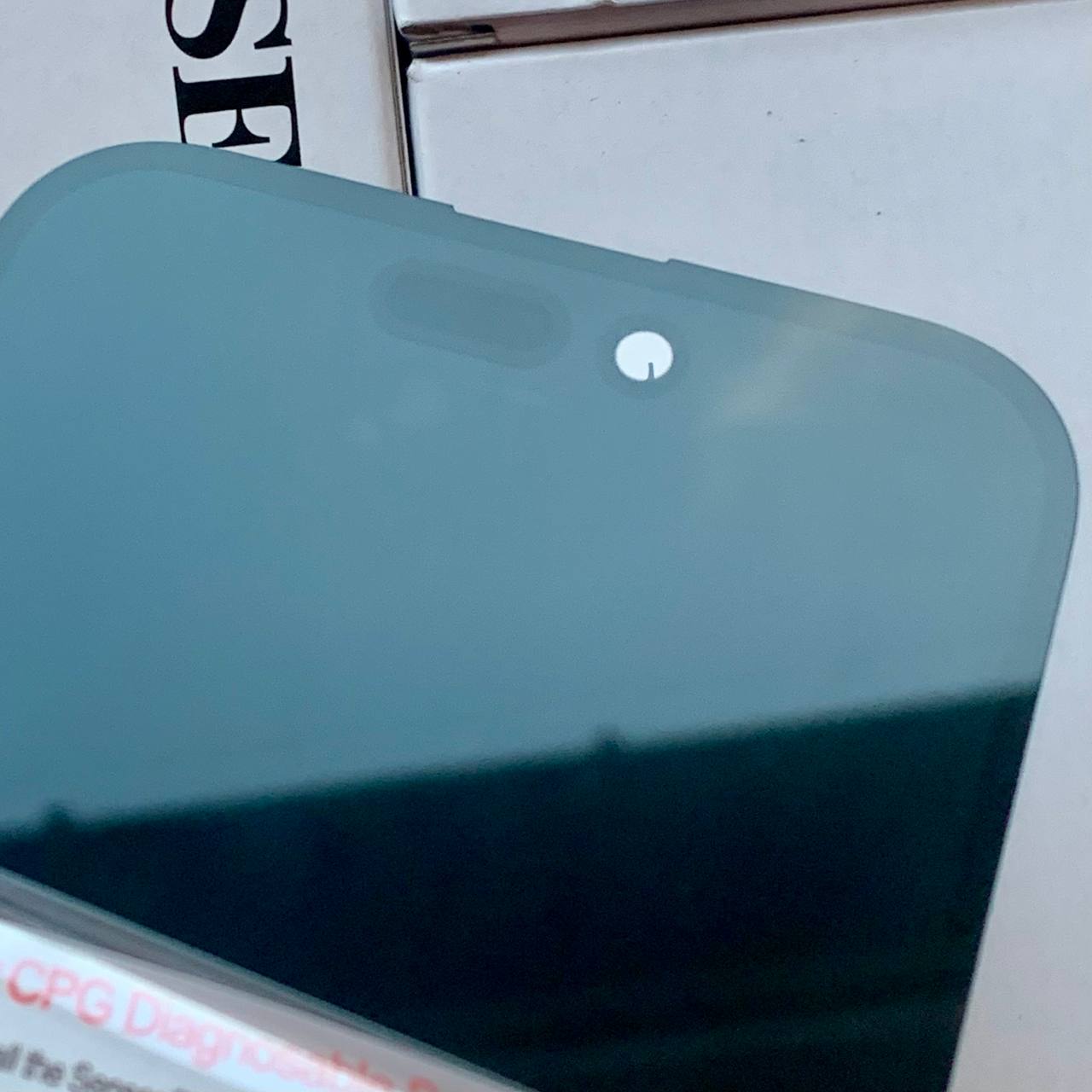 Дисплей iPhone 14 Pro black, з рамкою, CPG Soft OLED 120Hz (без помилки)