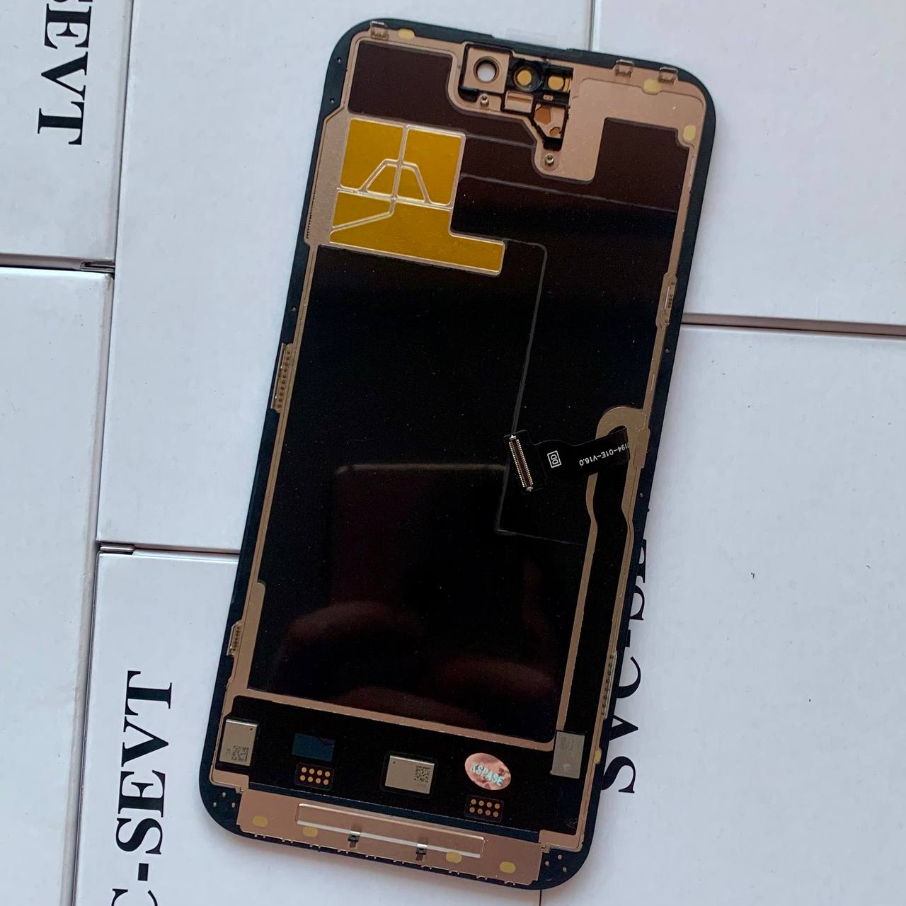 Дисплей iPhone 14 Pro Max black, з рамкою, CPG Soft OLED 120Hz (без помилки)