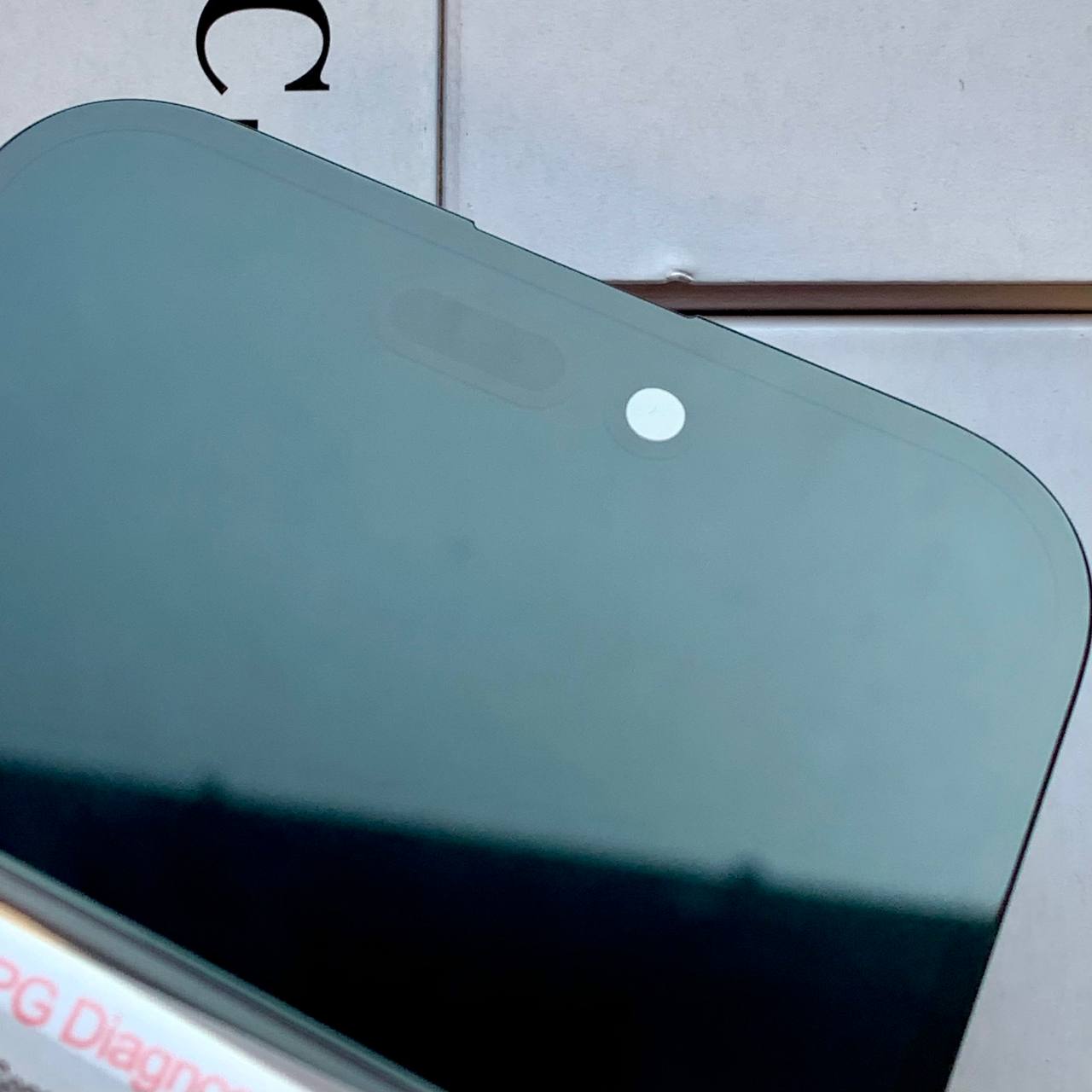 Дисплей iPhone 15 black, з рамкою, CPG Soft OLED (без помилки) | З верхнім шлейфом