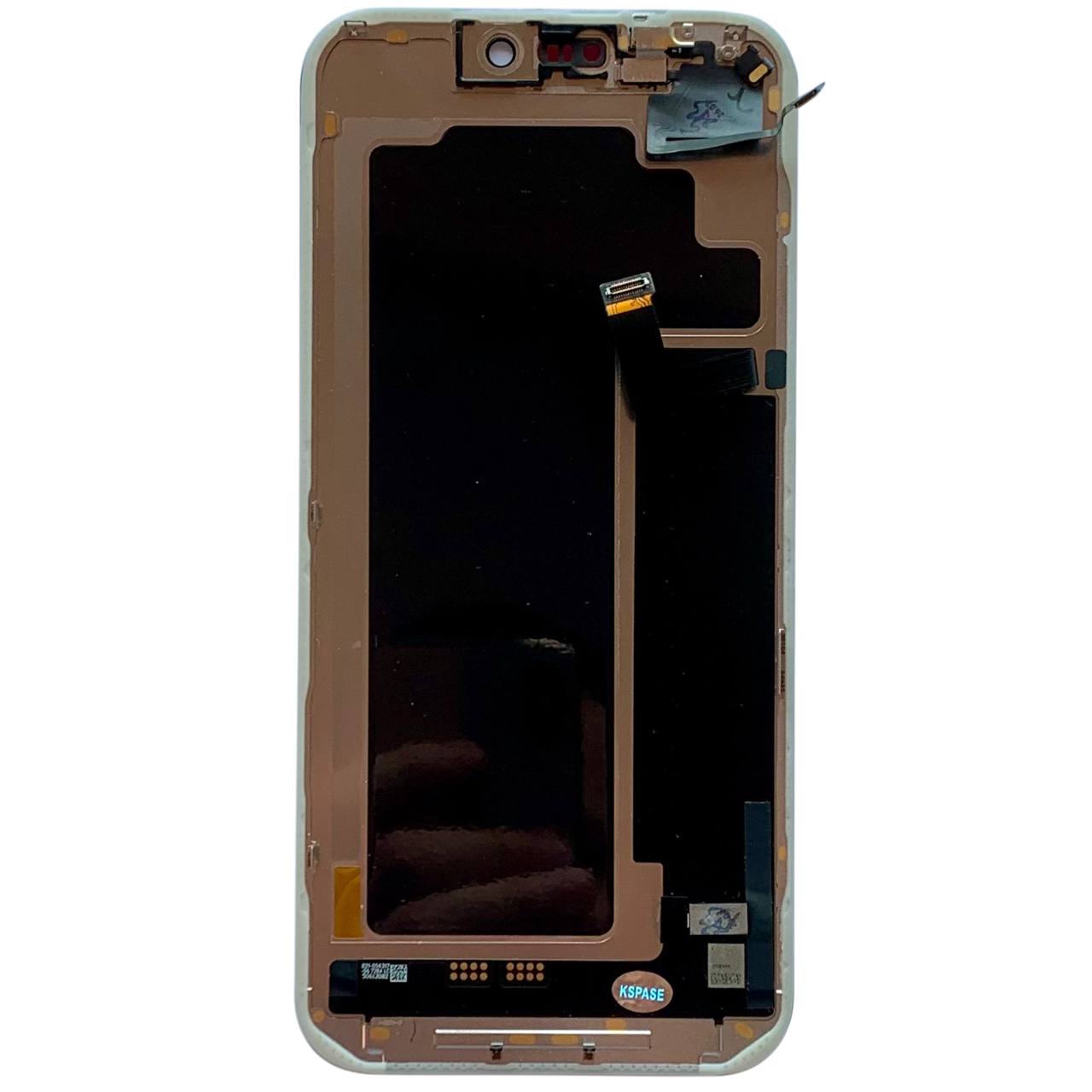 Дисплей iPhone 17 Pro Max black, з рамкою, CPG Soft OLED 120Hz (без помилки) | З верхнім шлейфом