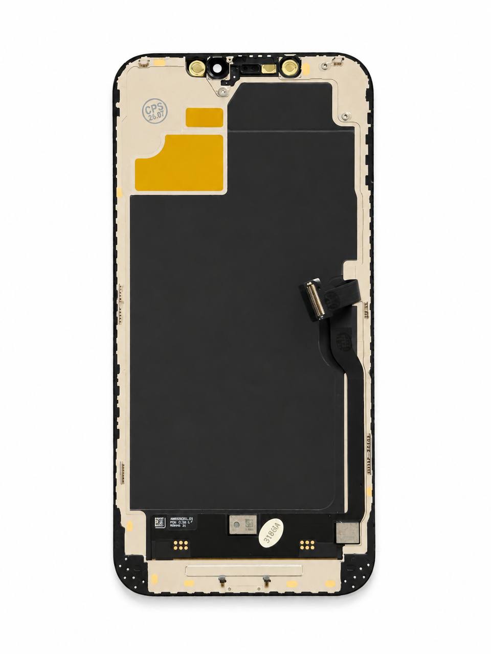 Дисплей iPhone 12 Pro Max black, з рамкою, Original Self Welded