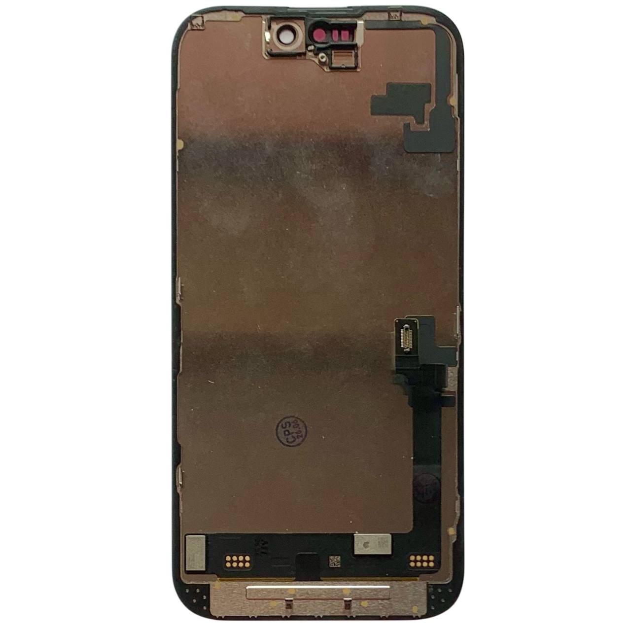 Дисплей iPhone 16 black, з рамкою, Original (переклеєне скло)