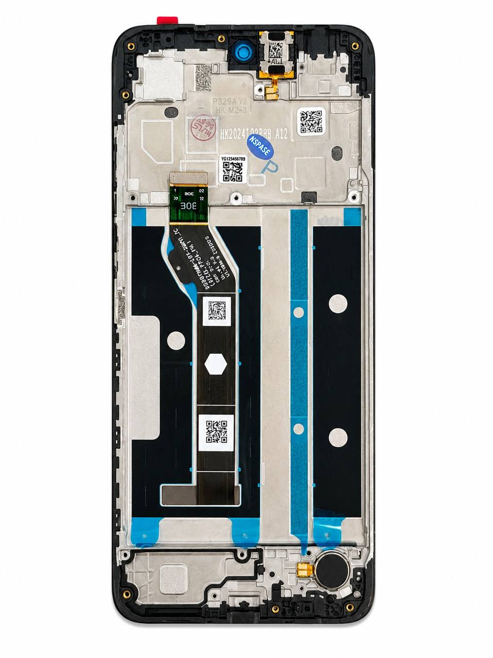 Дисплей Motorola Moto G15 | Moto G15 Power black, з рамкою, спікером, вібро, Original Self Welded
