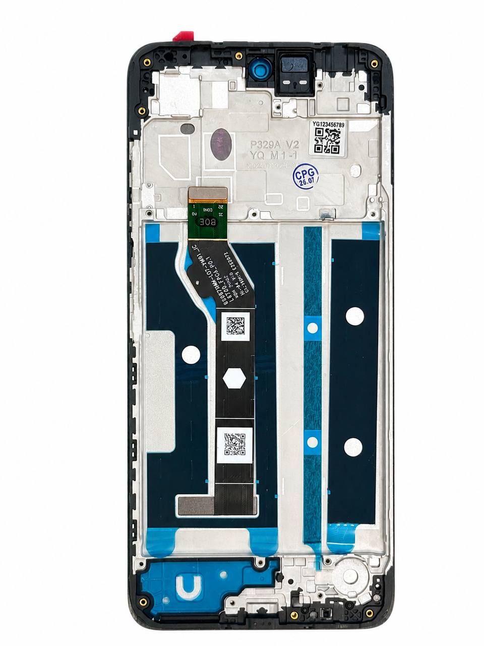 Дисплей Motorola Moto G15 | Moto G15 Power black, з рамкою, Original Self Welded