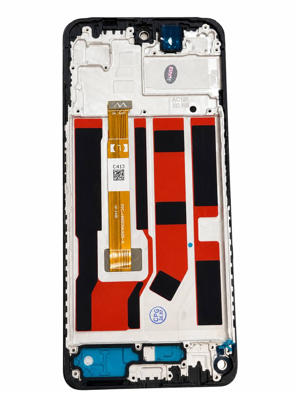 Дисплей OPPO A60 black, з рамкою, Original Self Welded