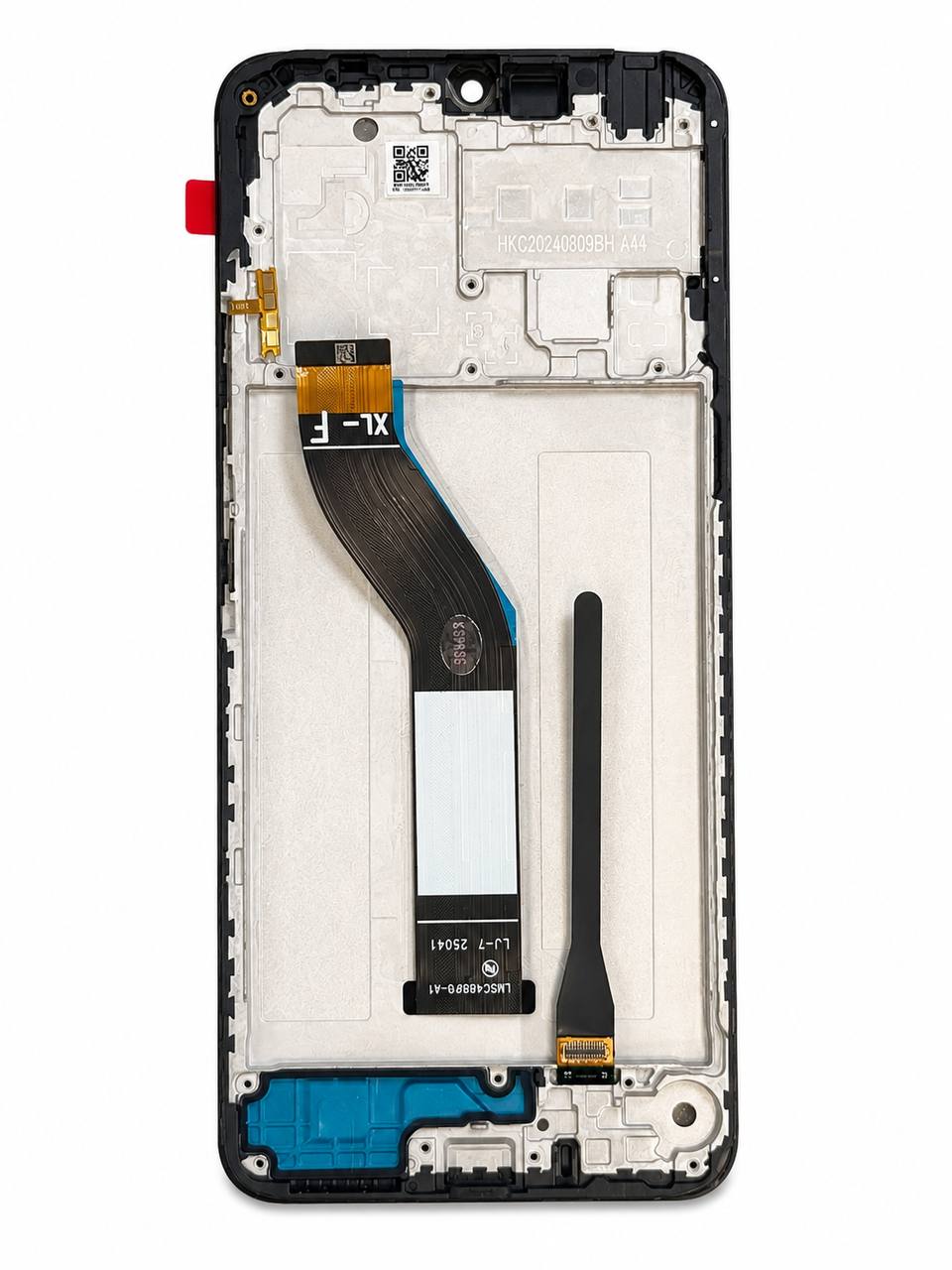 Дисплей Xiaomi Redmi 14C | Redmi A3 Pro | Poco C75 | Poco C75 5G black, з рамкою, Original
