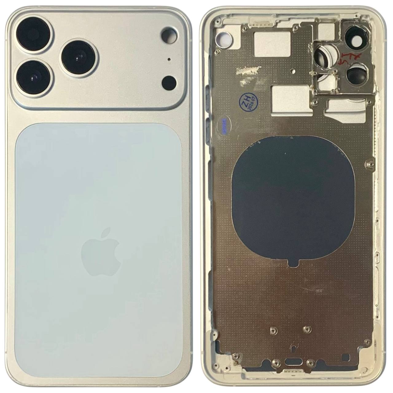 Корпус iPhone 11 Pro Max в формі iPhone 17 Pro Max white, High Quiality