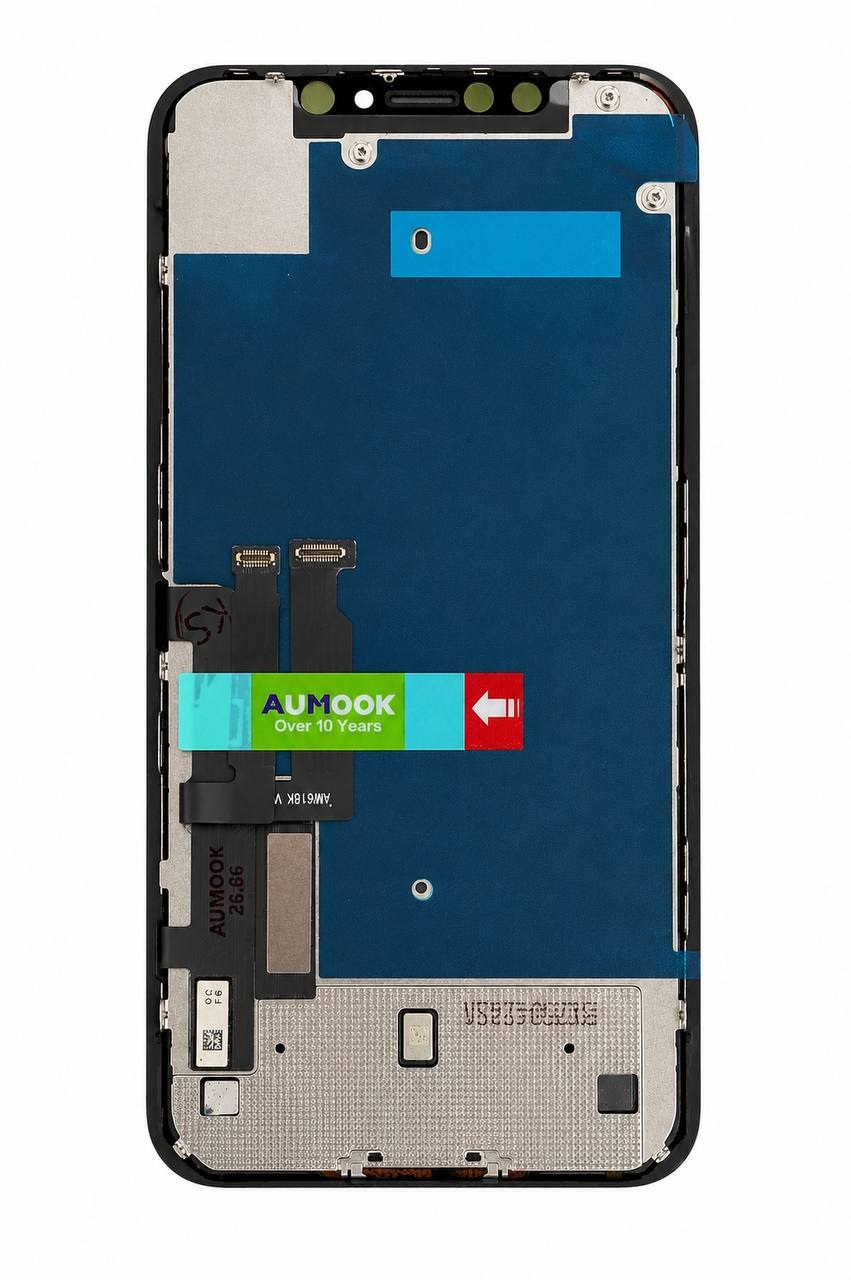 Дисплей iPhone Xr black, з рамкою, AUMOOK HD Pro INCELL