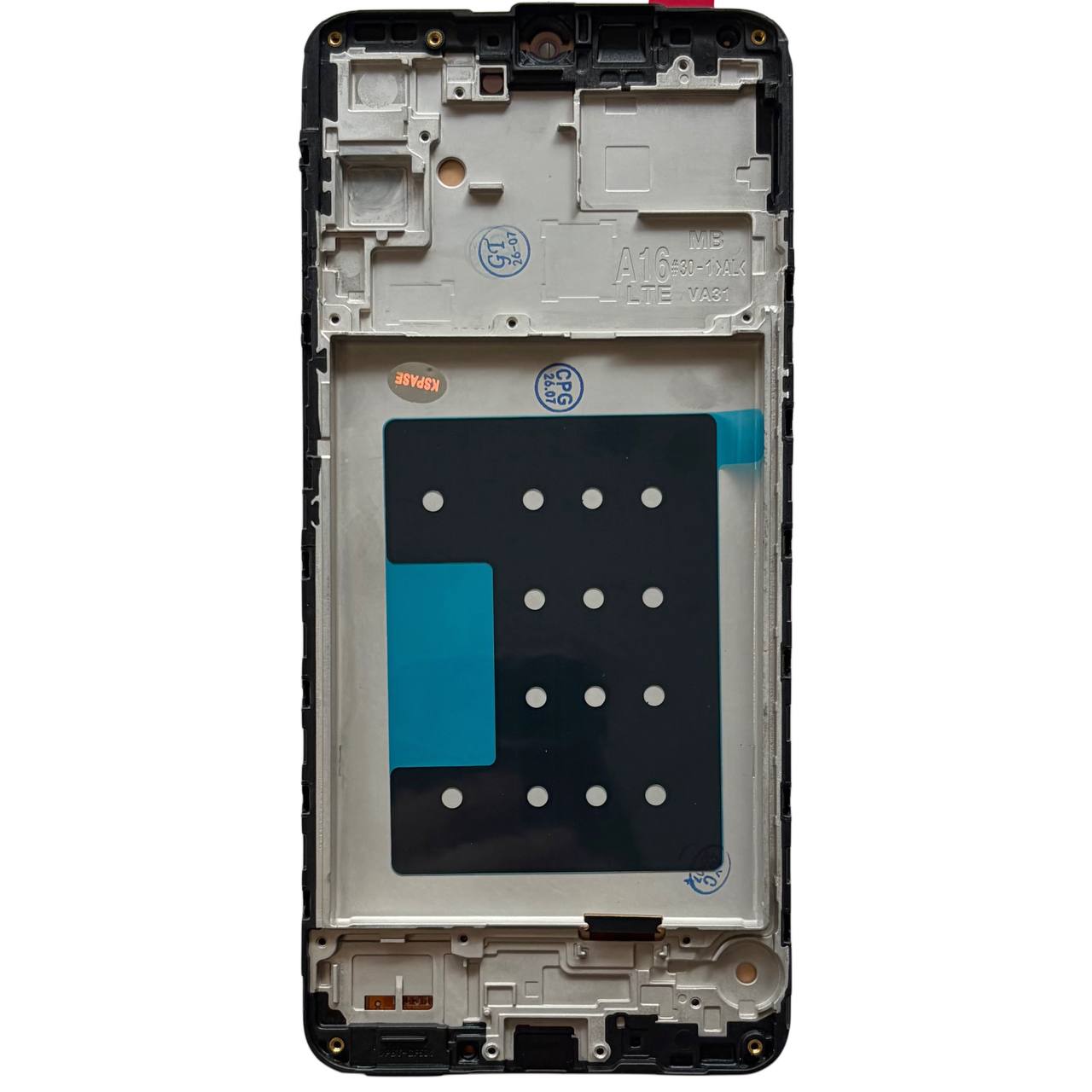 Дисплей Samsung A165 Galaxy A16 2024 black, з рамкою, Hard OLED (6.65'')