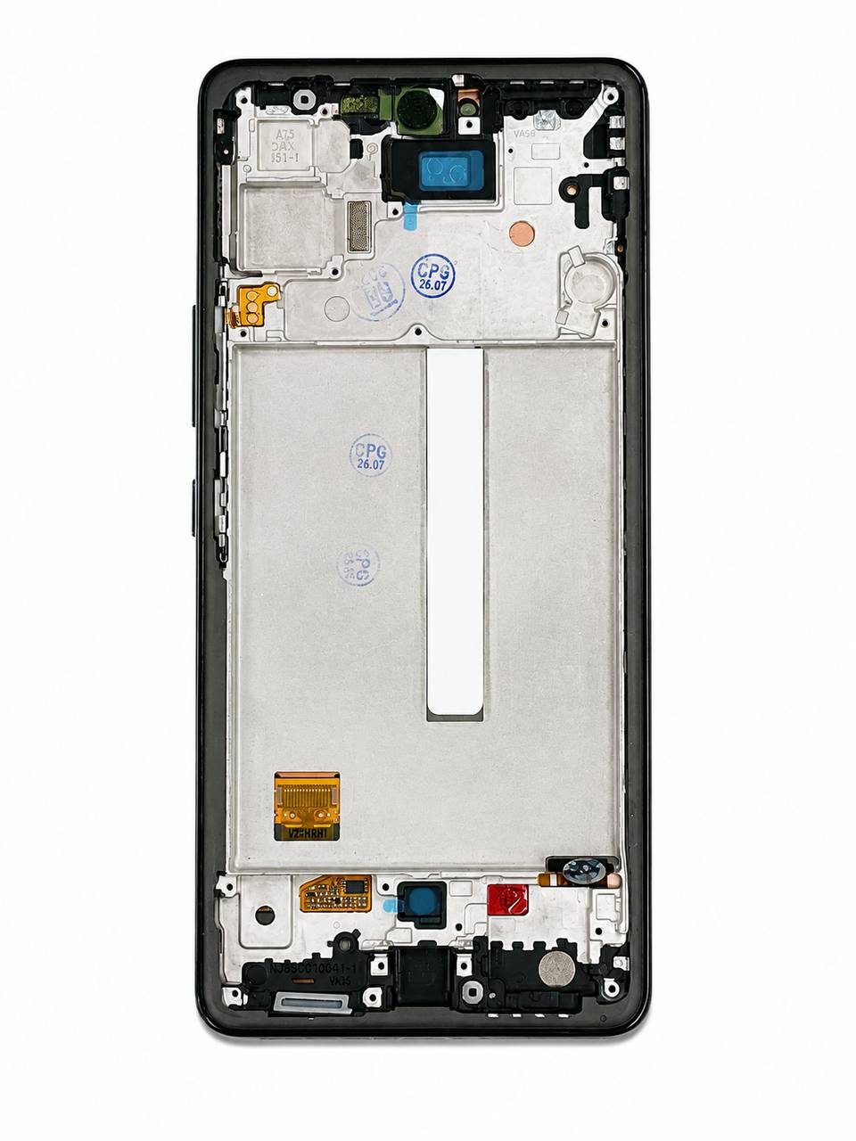 Дисплей Samsung A536 Galaxy A53 black, с рамкой, Original (переклееное стекло)