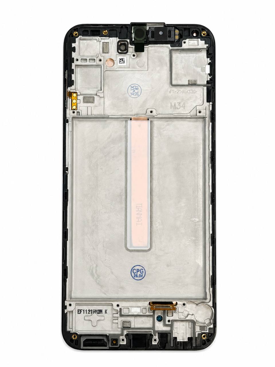 Дисплей Samsung M346 Galaxy M34 5G black, з рамкою, Original