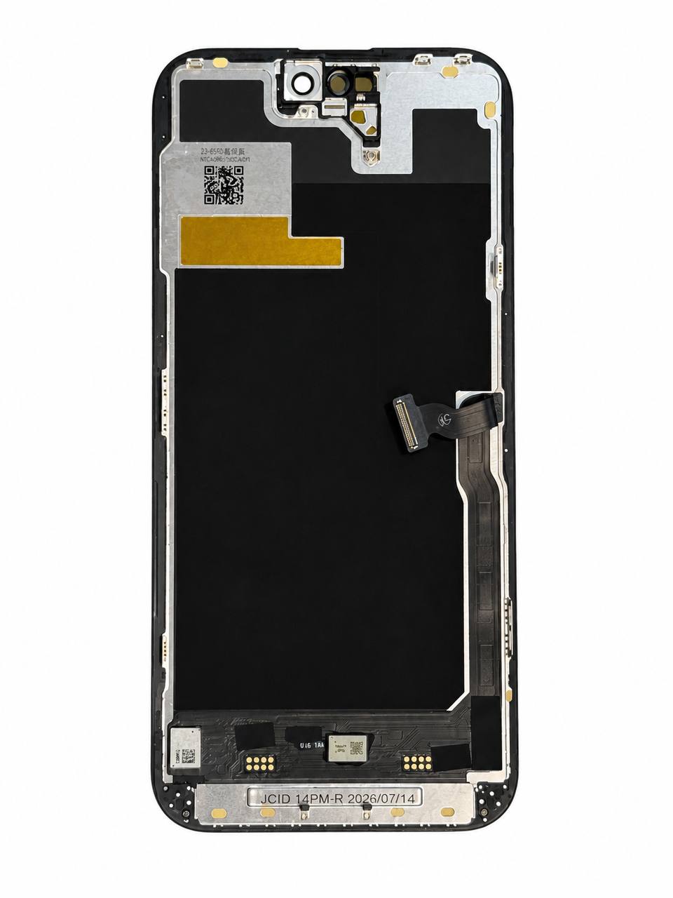 Дисплей iPhone 14 Pro Max black, з рамкою, JCID Soft OLED 120Hz (без помилки)