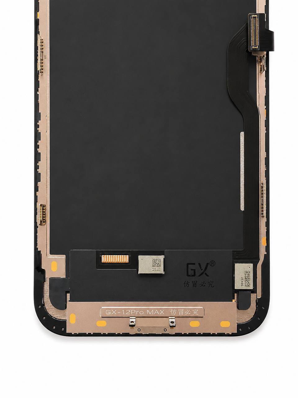 Дисплей iPhone 12 Pro Max black, з рамкою, GX Soft OLED (move IC)