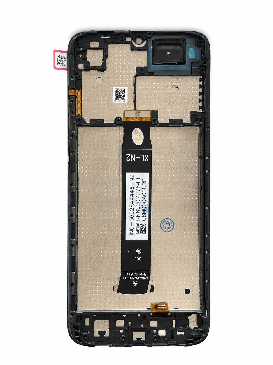 Дисплей Xiaomi Redmi A1 | A1 Plus | Redmi A2 | A2 Plus | Poco C50 black, з рамкою, Original Self Welded