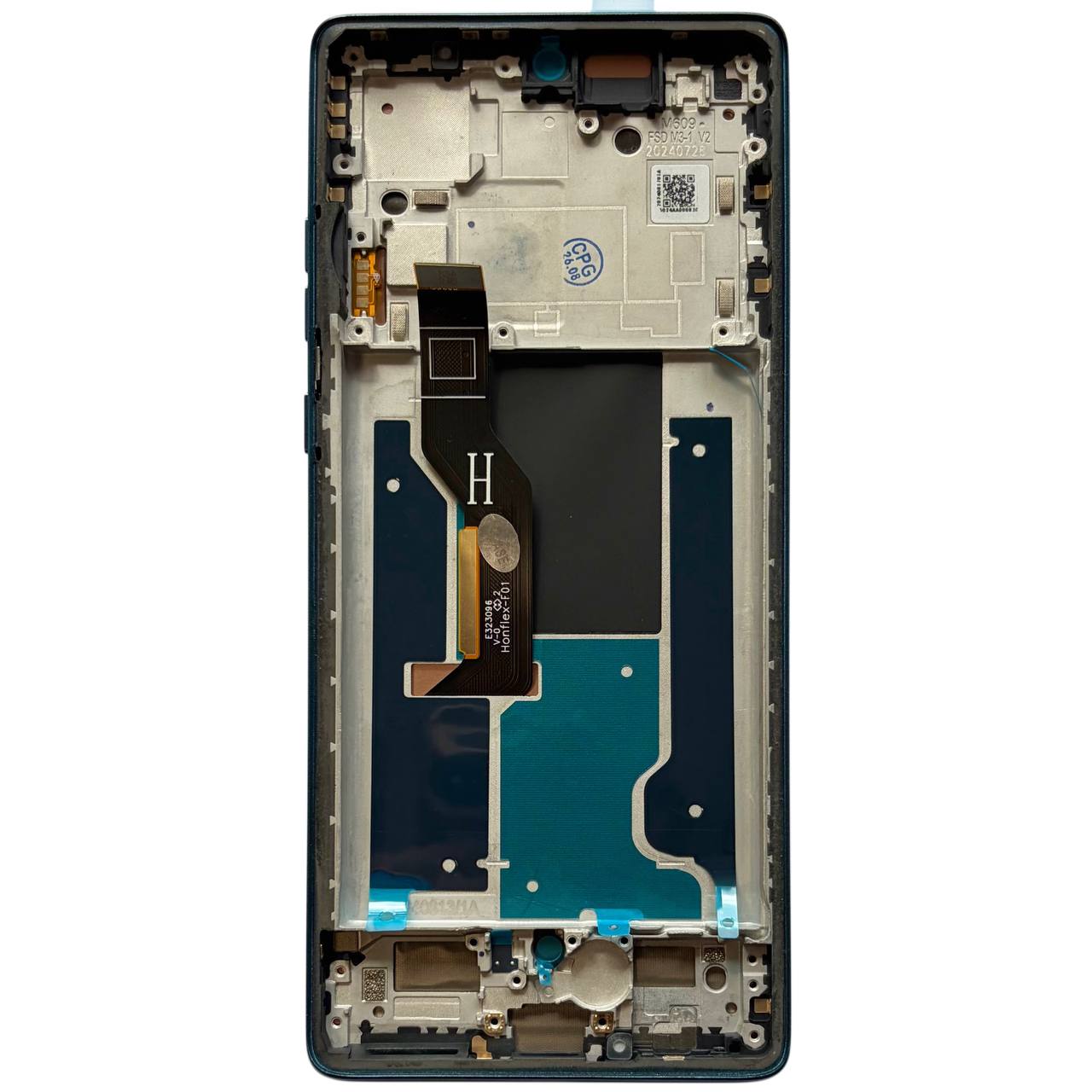 Дисплей Motorola Moto Edge 50 Fusion blue, з рамкою, Original Self Welded