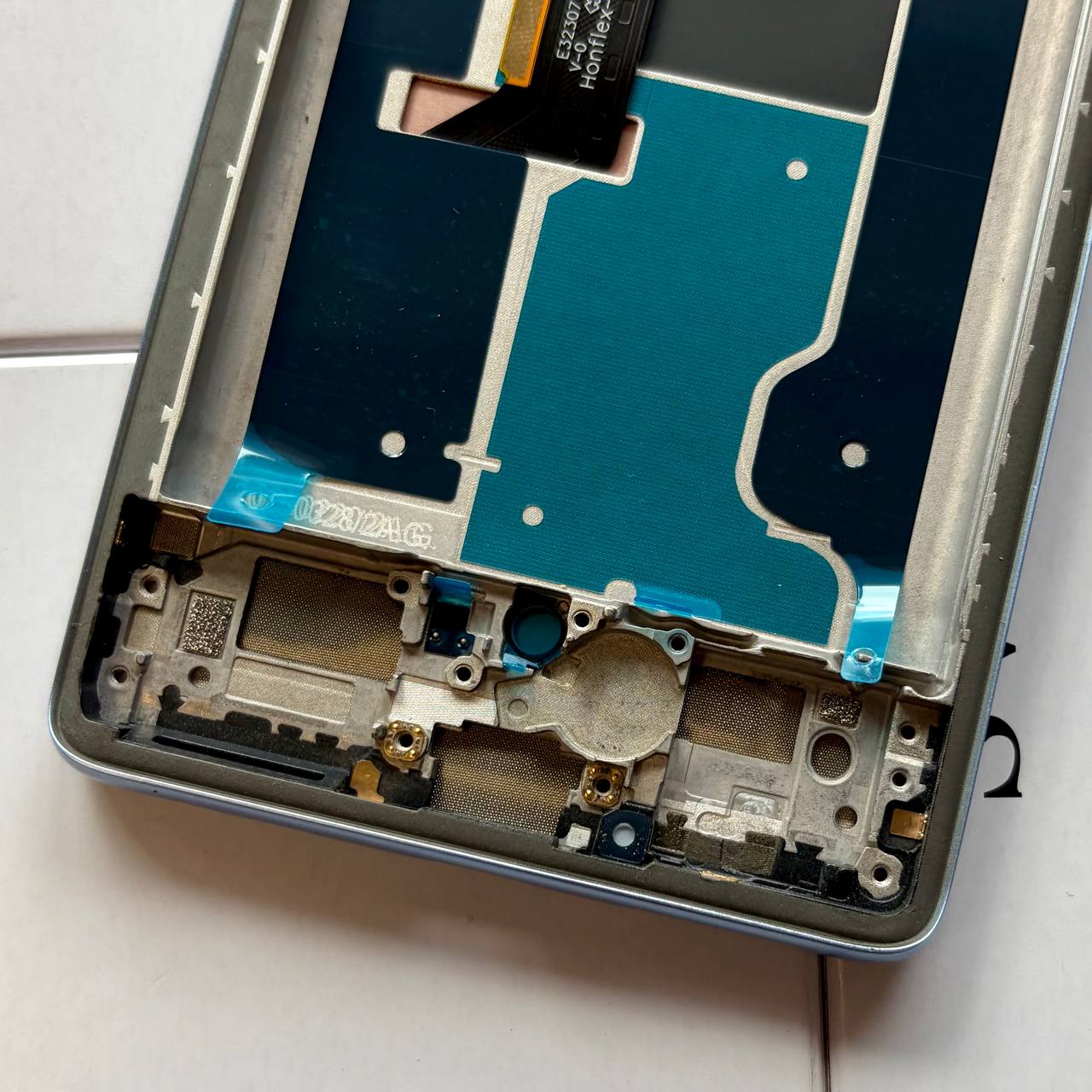 Дисплей Motorola Moto Edge 50 Fusion light blue, з рамкою, Original Self Welded