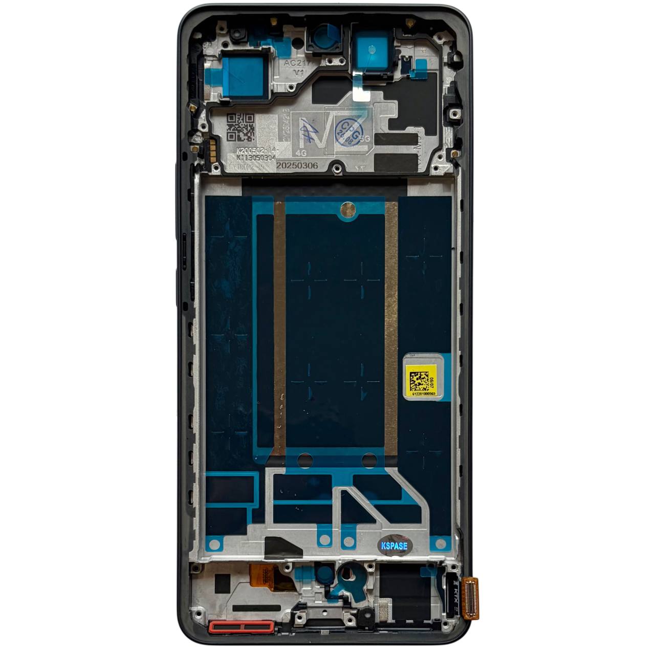 Дисплей OPPO Reno 13F 4G | Reno 13F 5G black, з рамкою, Hard OLED