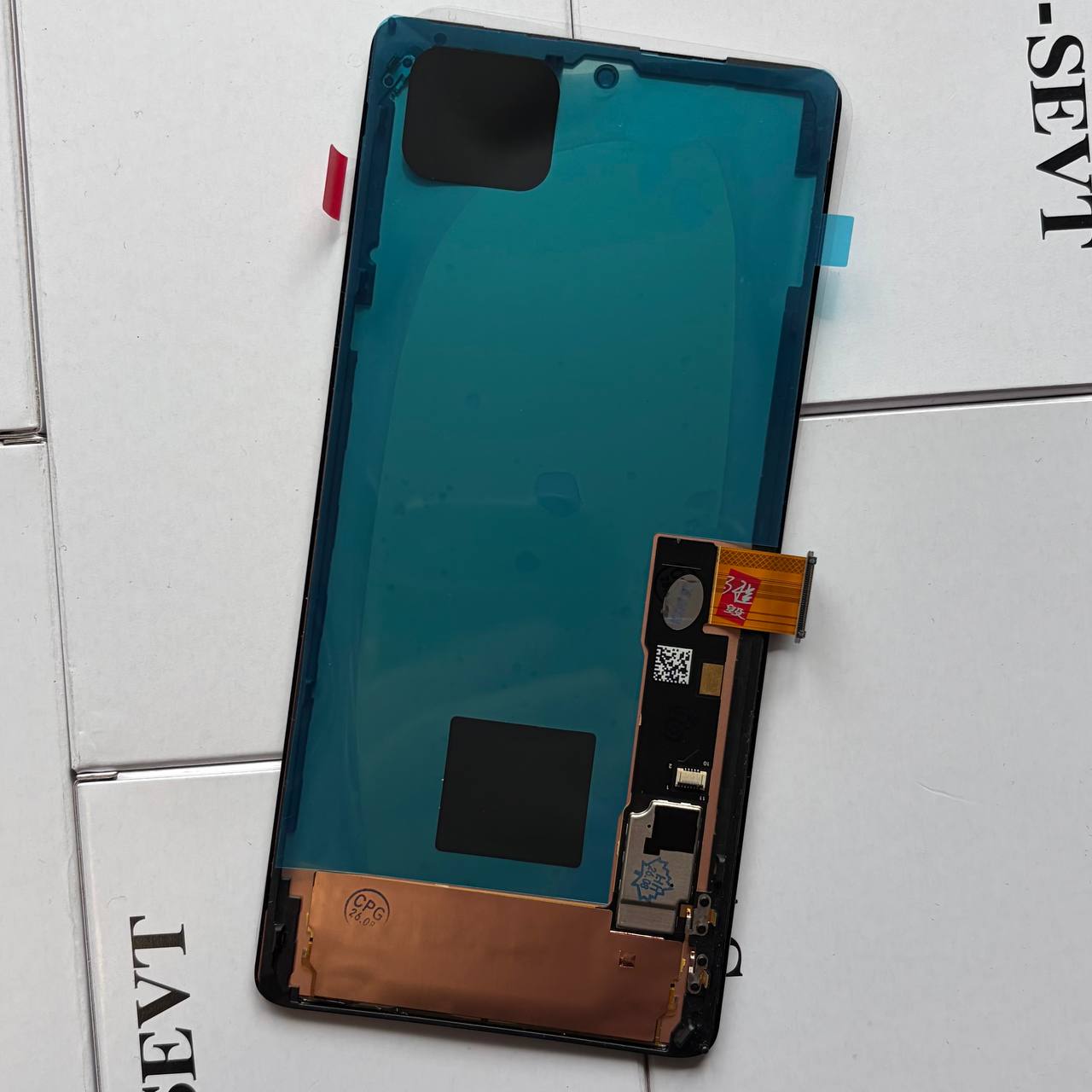 Дисплей Google Pixel 7 Pro black, з рамкою, Original Self Welded