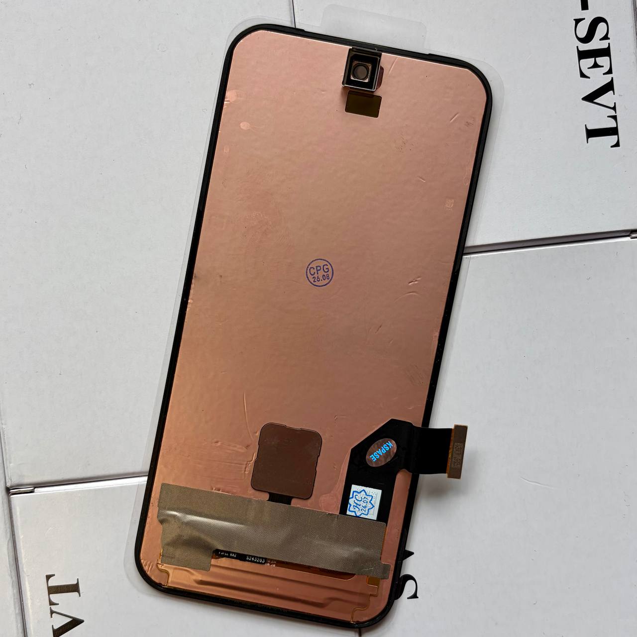 Дисплей Google Pixel 9A black, без рамки, Original (USED)