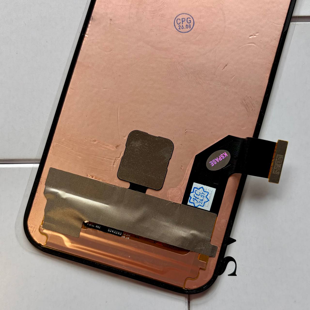 Дисплей Google Pixel 9A black, без рамки, Original (USED)