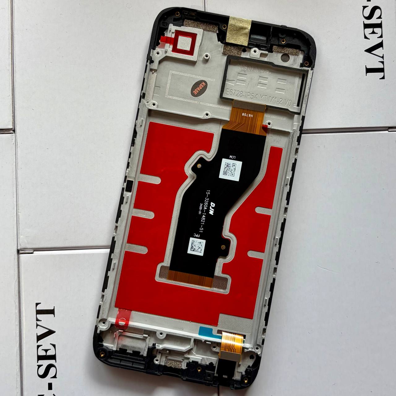 Дисплей ZTE Nubia V70 Design black, з рамкою, Original Self Welded