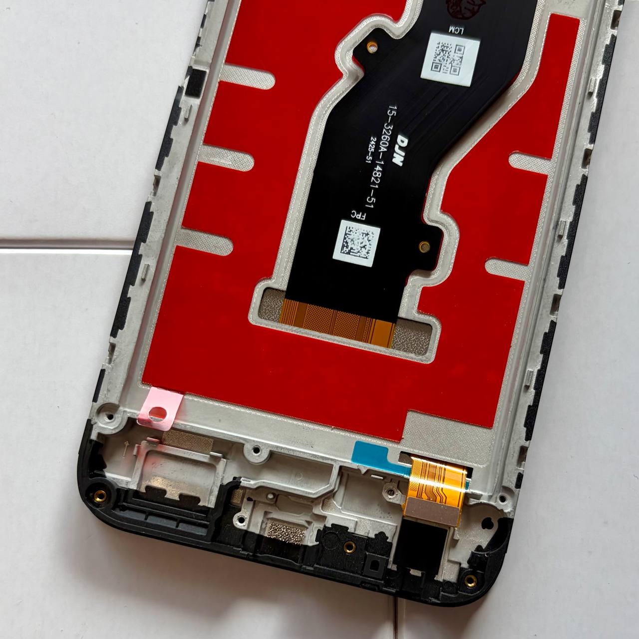 Дисплей ZTE Nubia V70 Design black, з рамкою, Original Self Welded